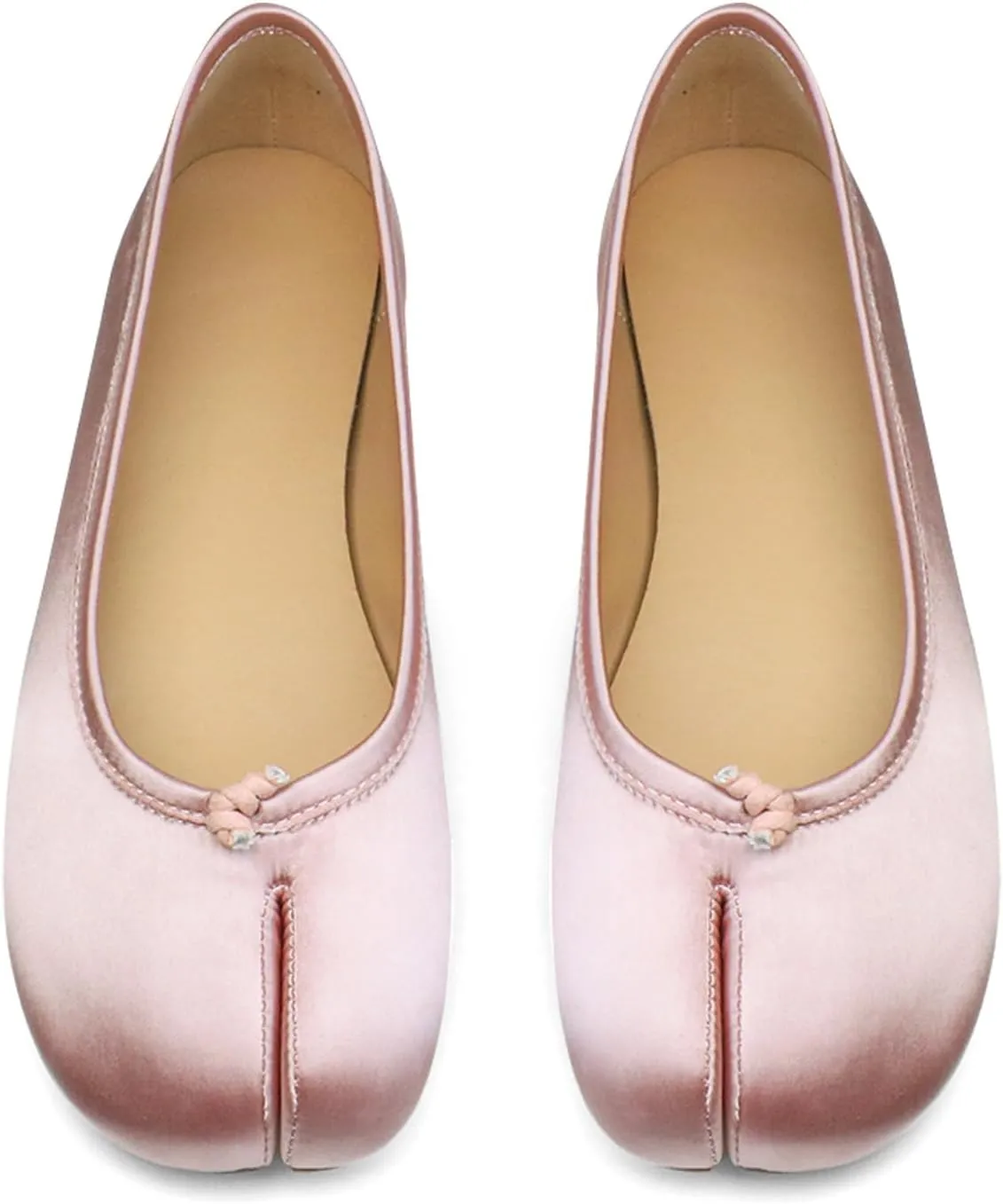 Tabi Shoes Women Split Toe Wide Width Ballet Flats Comfort Casual Work Shoes for Women Office 2025 Spring