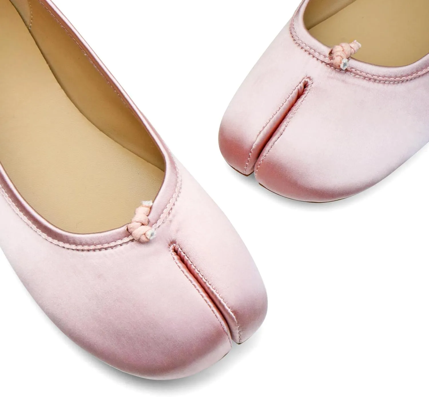 Tabi Shoes Women Split Toe Wide Width Ballet Flats Comfort Casual Work Shoes for Women Office 2025 Spring