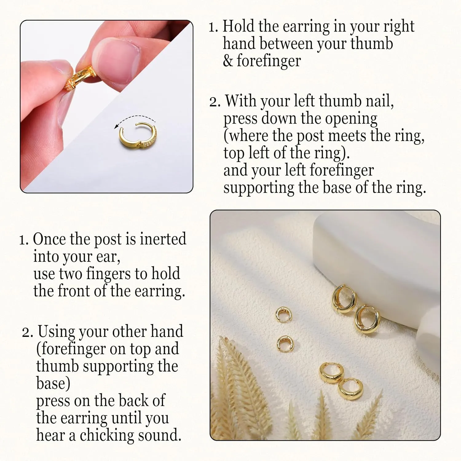 Tasiso Small Hoop Earrings for Women, Dainty 14K Gold Plated Huggie Hoop Earrings Lightweight Hypoallergenic Cubic Zirconia Earring Cute Double CZ Spiral Earrings for Women Trendy Jewelry Gifts