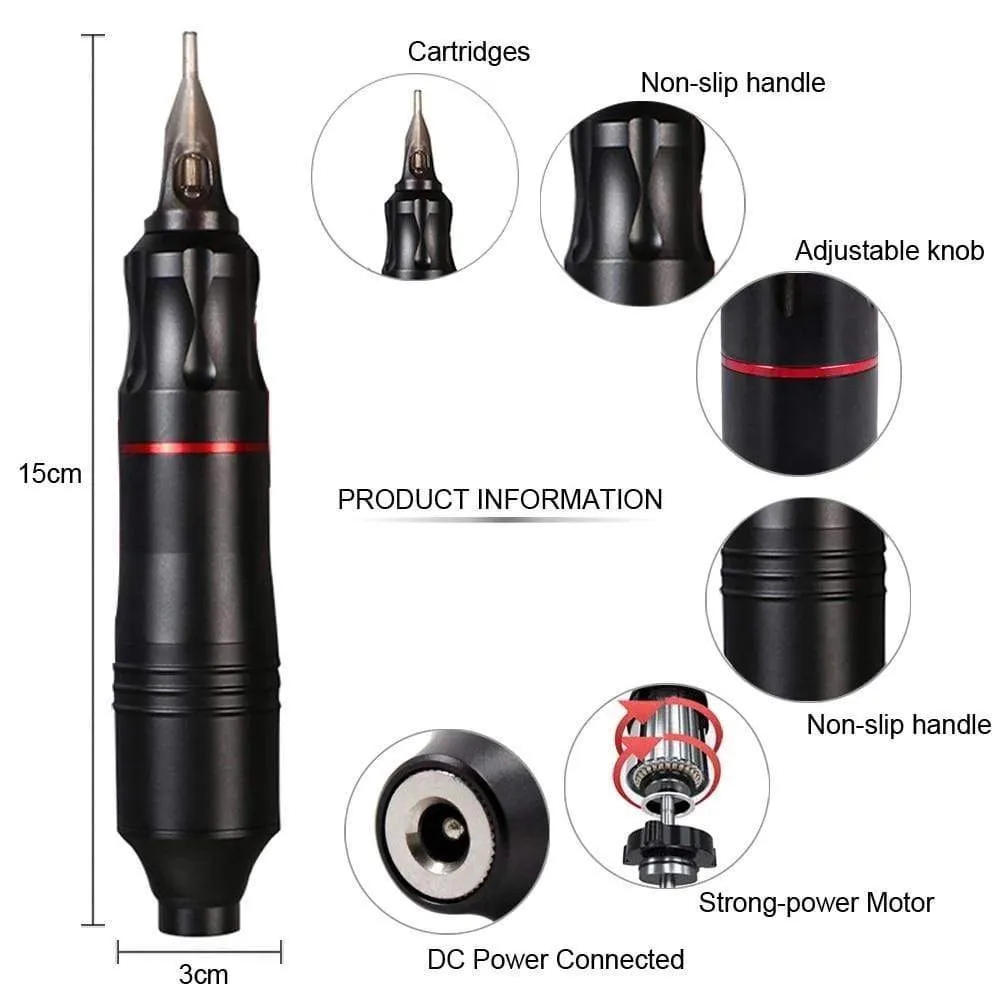 Tattoo Rotary Pen Professional Permanent Makeup Tattoo Machine for Tattoo Artists And Beginner Tattoo Studio Supplies