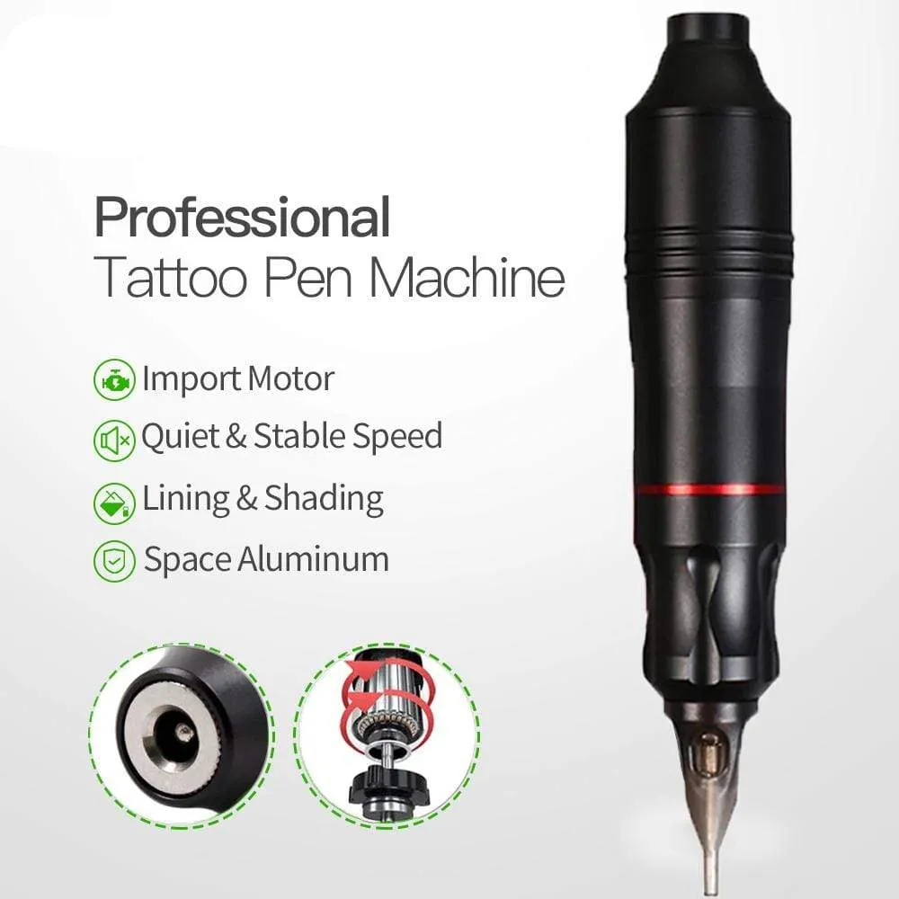 Tattoo Rotary Pen Professional Permanent Makeup Tattoo Machine for Tattoo Artists And Beginner Tattoo Studio Supplies