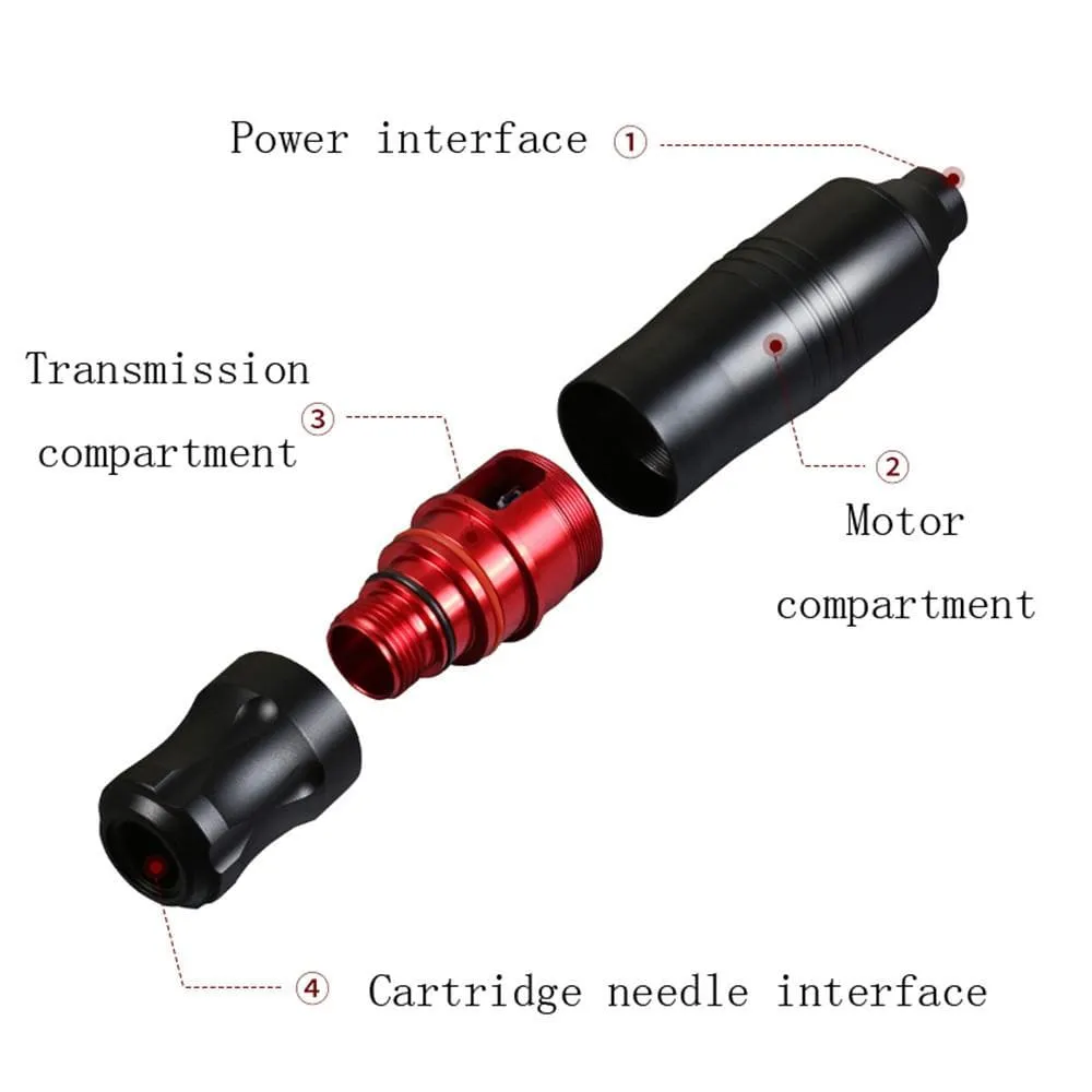 Tattoo Rotary Pen Professional Permanent Makeup Tattoo Machine for Tattoo Artists And Beginner Tattoo Studio Supplies