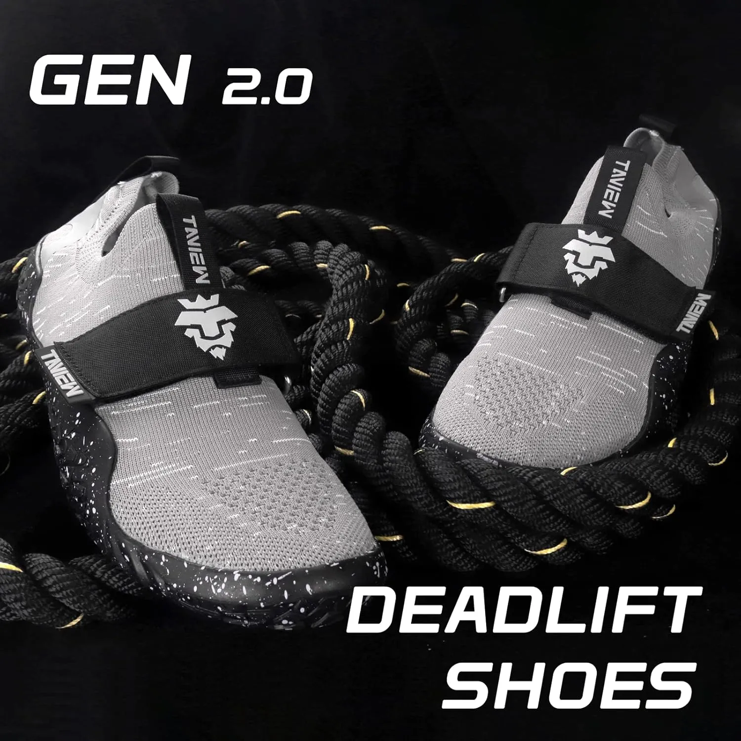 TAVIEW Deadlift Shoes - Non-Slip Weightlifting Shoes for Powerlifting, Deadlifting & Crossfit