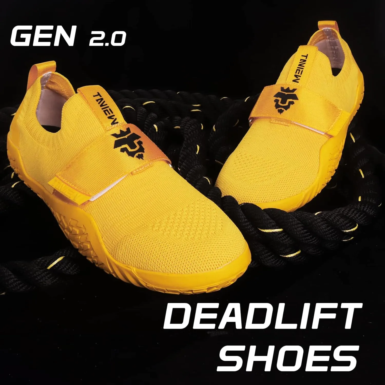 TAVIEW Deadlift Shoes - Non-Slip Weightlifting Shoes for Powerlifting, Deadlifting & Crossfit
