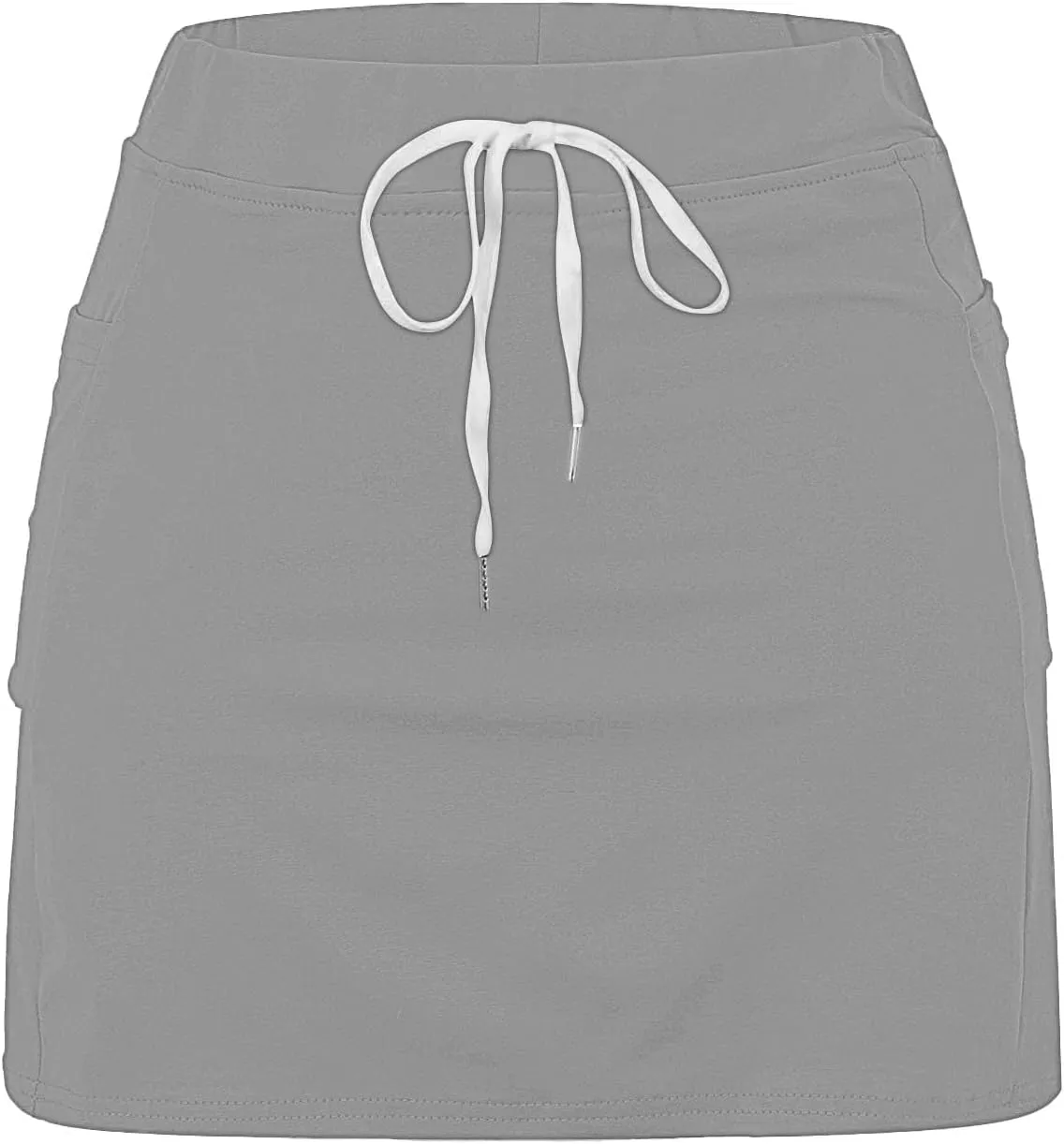 Tennis Skorts for Women with Inner Shorts High Waisted Drawstring Mini Skirts Summer Trendy Athletic Workout Shorts