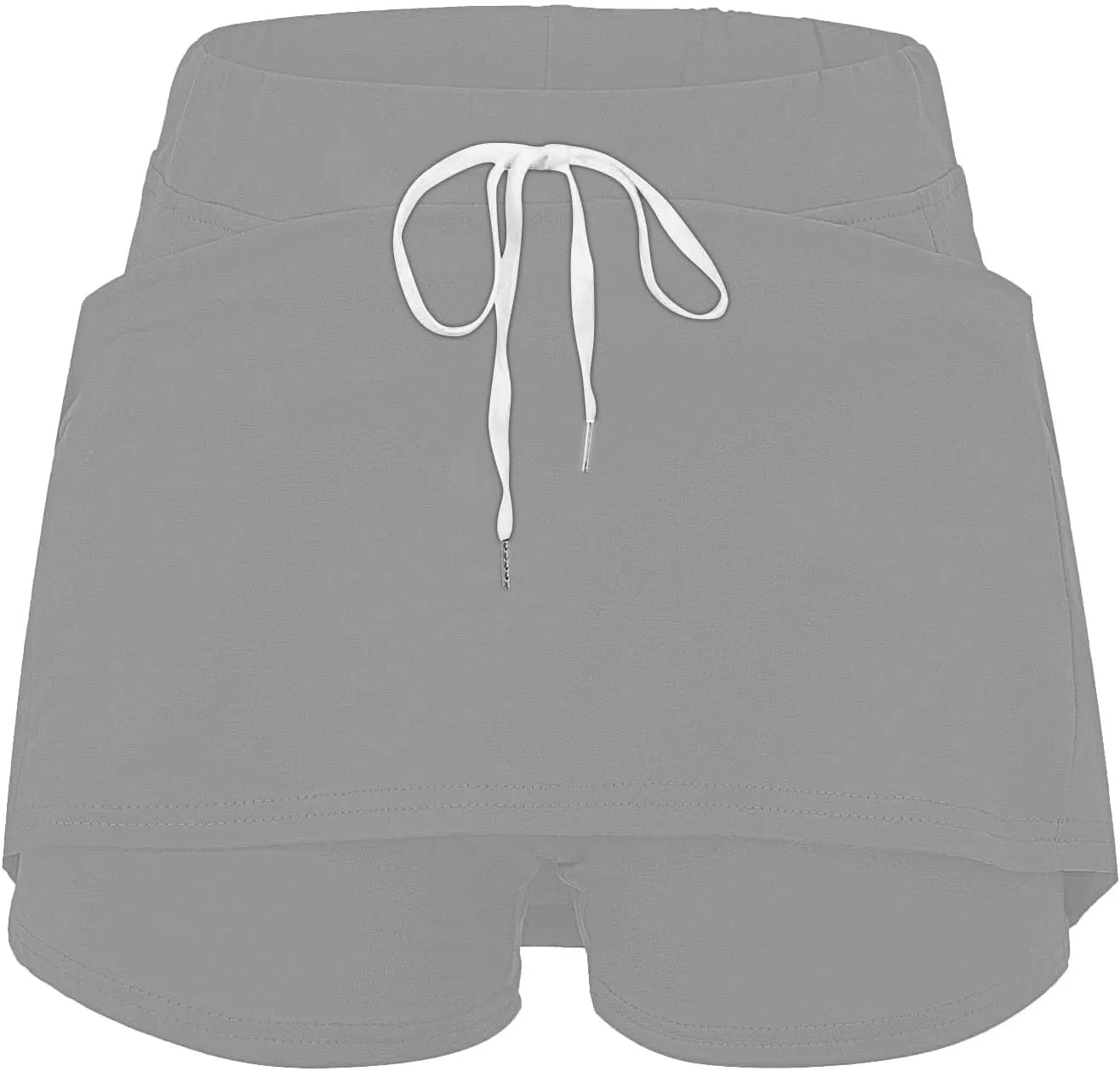 Tennis Skorts for Women with Inner Shorts High Waisted Drawstring Mini Skirts Summer Trendy Athletic Workout Shorts