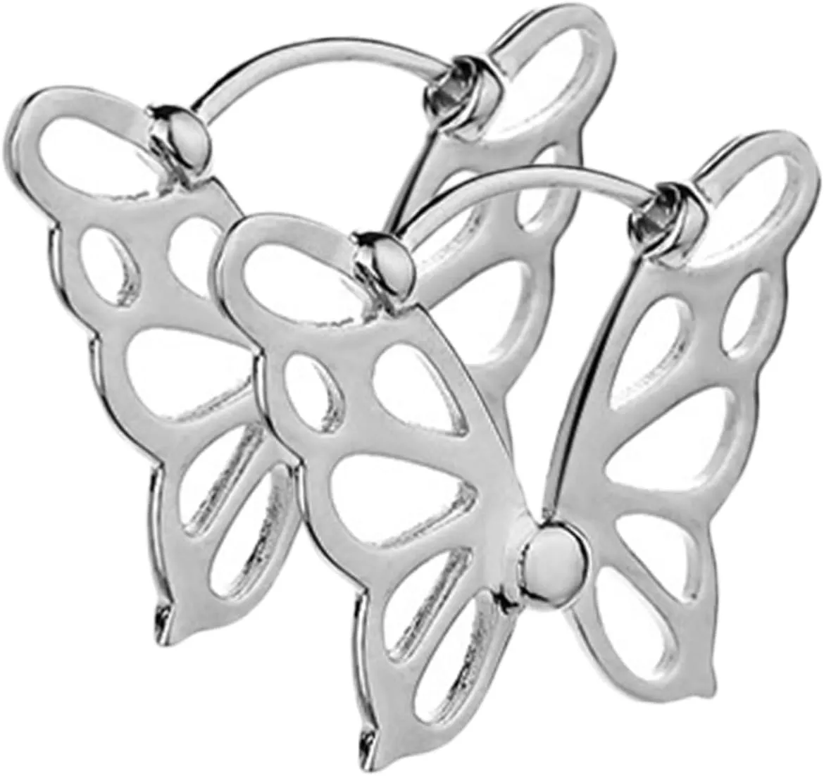 Terfly Earrings Earring Cuffs for Women Fashion Ear Jewelry Non Piercing Gold Rhinestone Butterfly Ear Cuff