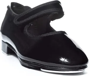 Theatricals Girls Hook and Loop Strap Tap Shoes