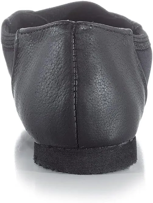 Theatricals Girls Ultimate Competition Leather Jazz Shoes with Neoprene