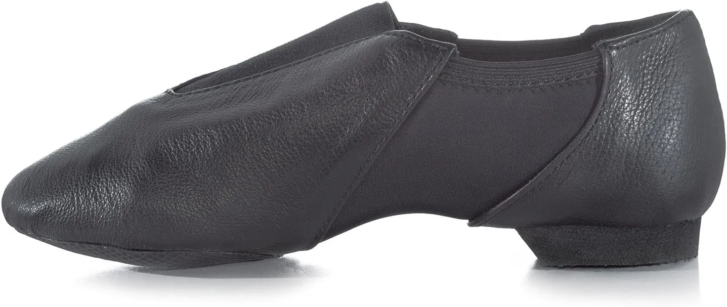 Theatricals Girls Ultimate Competition Leather Jazz Shoes with Neoprene
