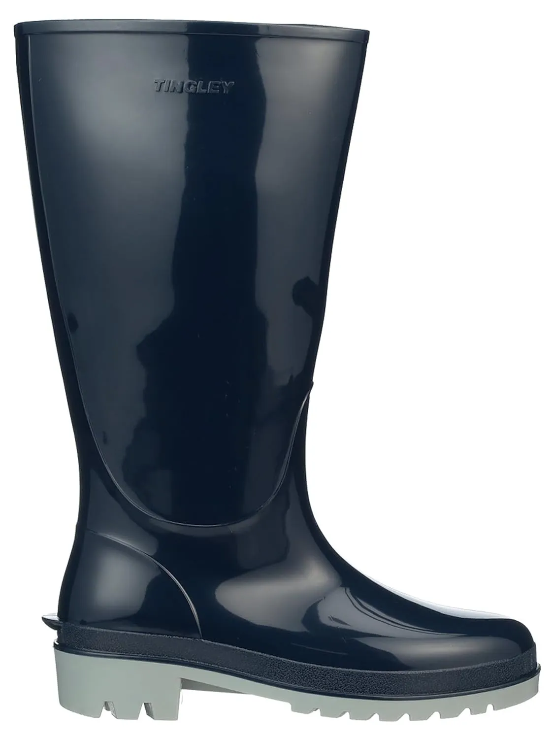 Tingley 51446 Women's Trim Fit Knee Boot, Size 8, Dark Blue/Gray