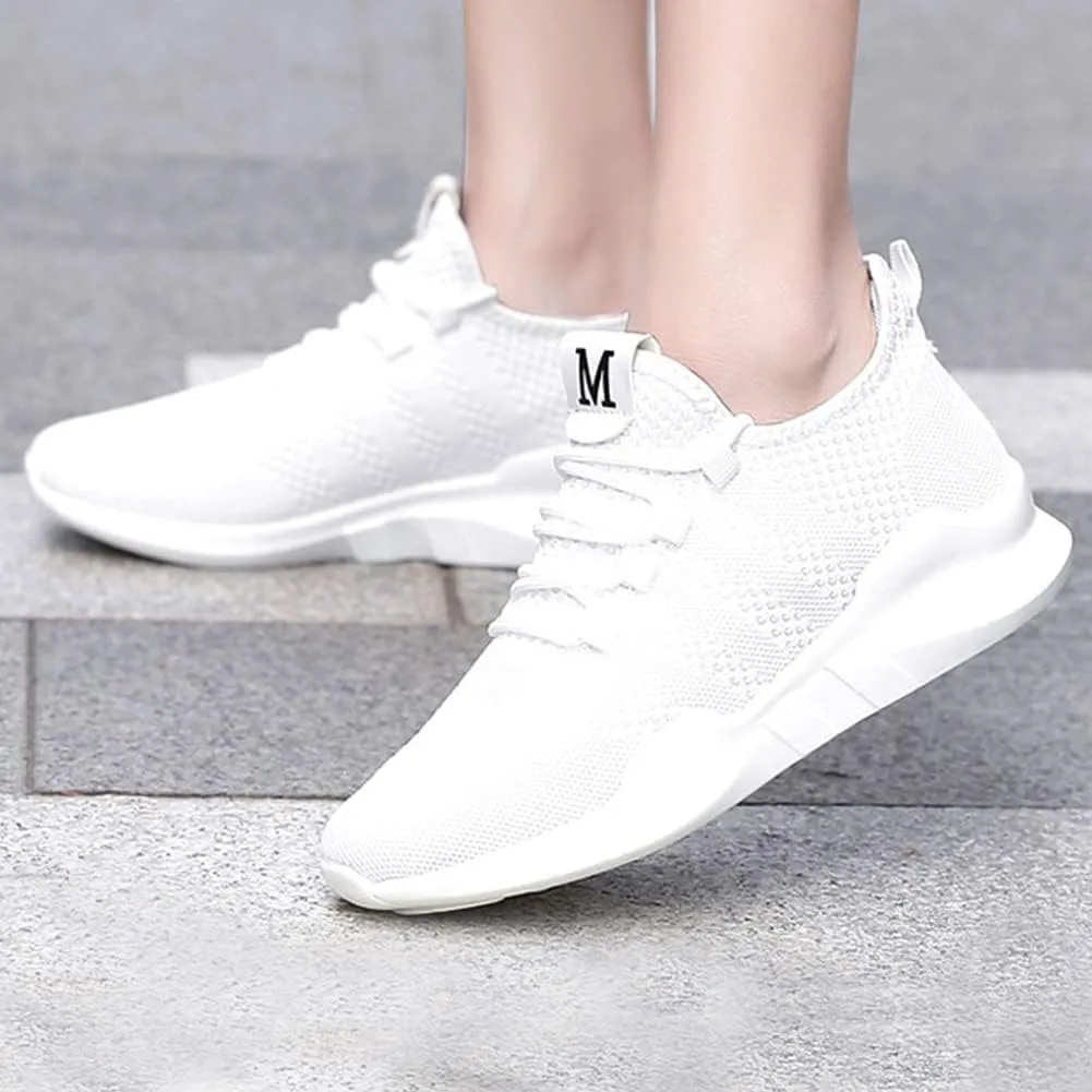 TINRYMX Modern Dance Shoes Women Lace up Air Cushion Sneakers Ballroom Jazz Hip hop Practice Dance Shoes,Model-LYX716
