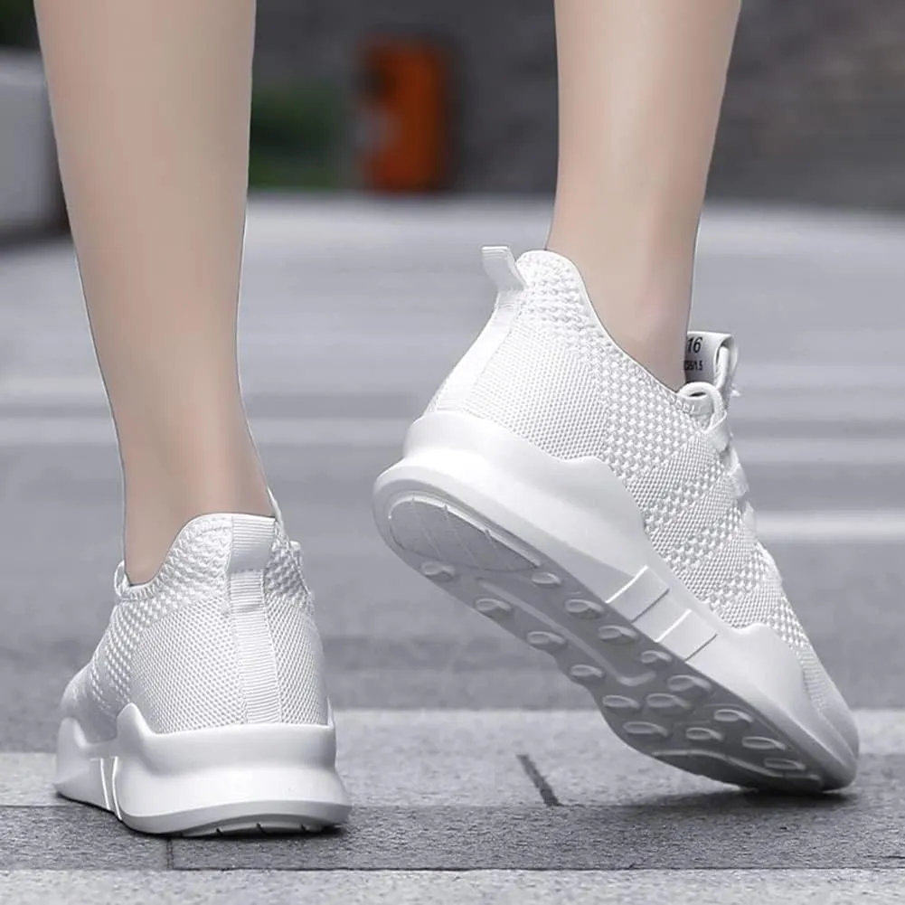 TINRYMX Modern Dance Shoes Women Lace up Air Cushion Sneakers Ballroom Jazz Hip hop Practice Dance Shoes,Model-LYX716