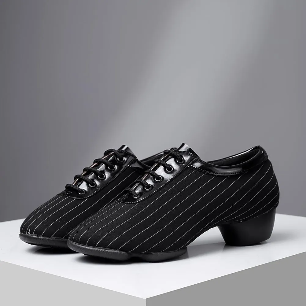 TINRYMX Women Ballroom Dance Shoes Standard Practice Teaching Professional Performance Latin Salsa Dance Shoes,Model-KC207