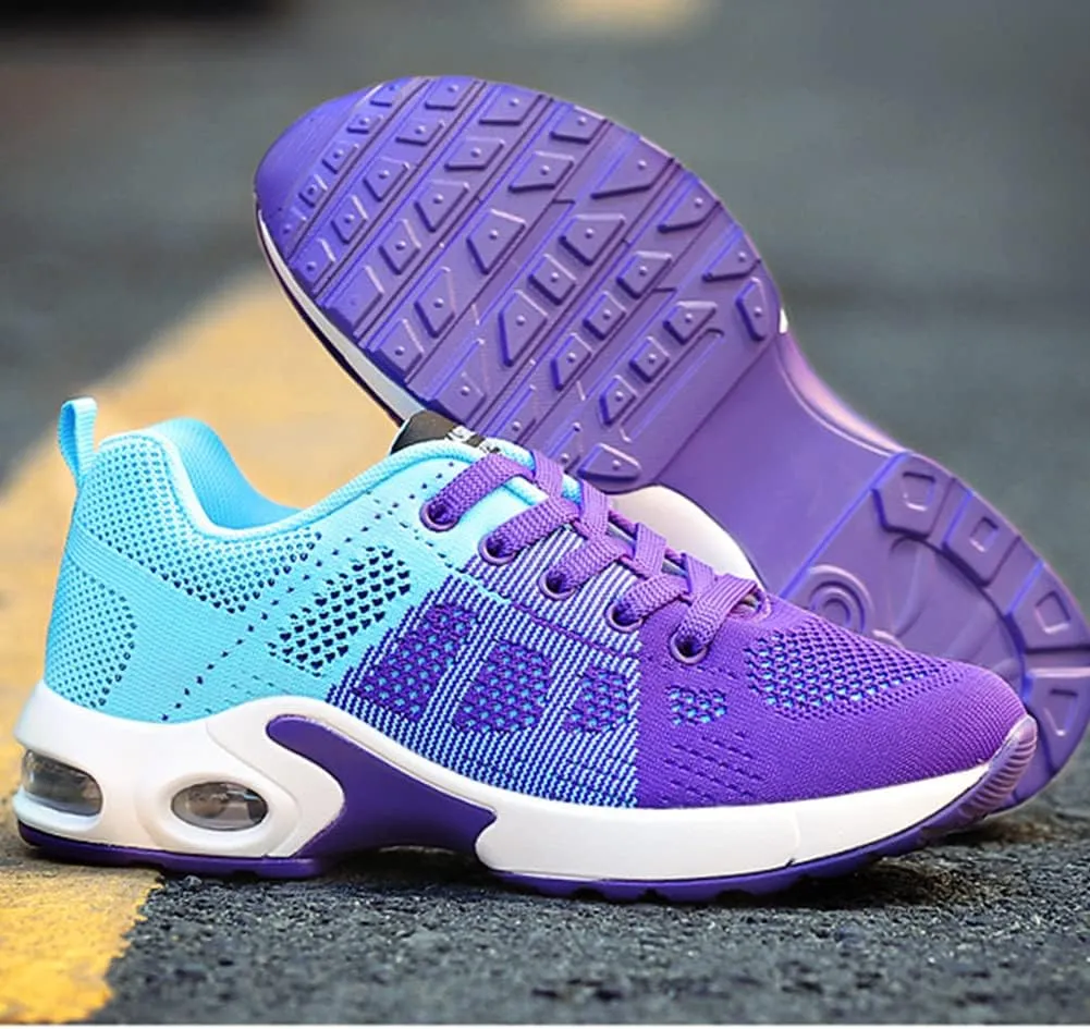 TINRYMX Women Modern Dance Shoes Lace up Air Cushion Sneakers Ballroom Jazz Hip hop Practice Dance Sneaker Shoes,Model-LYX1722