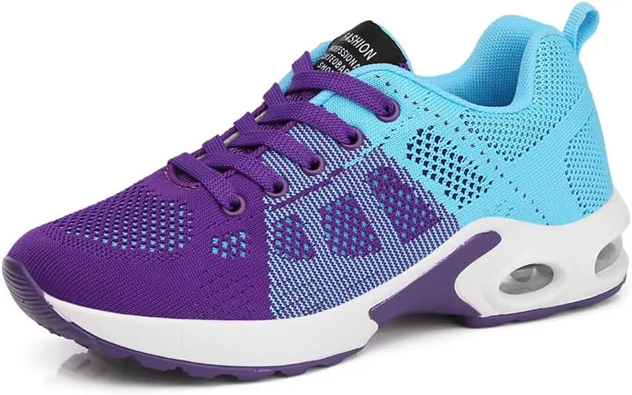 TINRYMX Women Modern Dance Shoes Lace up Air Cushion Sneakers Ballroom Jazz Hip hop Practice Dance Sneaker Shoes,Model-LYX1722