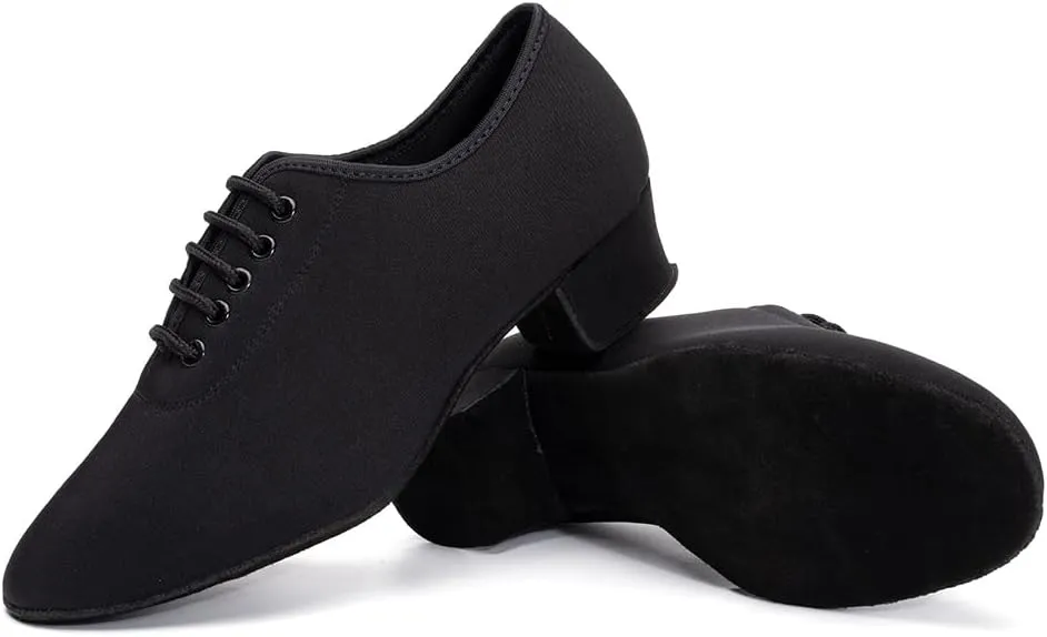 TINRYMX Women Modern Dance Shoes Lace up Ballroom Tango Foxtrot Waltz Professional Practice Latin Dance Shoes, Model LHD2805