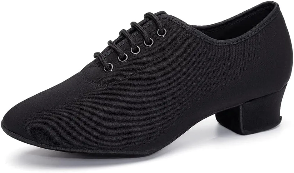 TINRYMX Women Modern Dance Shoes Lace up Ballroom Tango Foxtrot Waltz Professional Practice Latin Dance Shoes, Model LHD2805