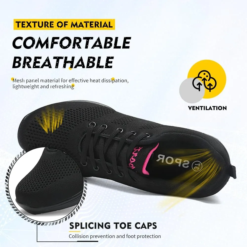 TINRYMX Women Modern Dance Sneakers Lace up Air Cushion Ballroom Jazz Hip hop Practice Dance Shoes,Model-LYX876
