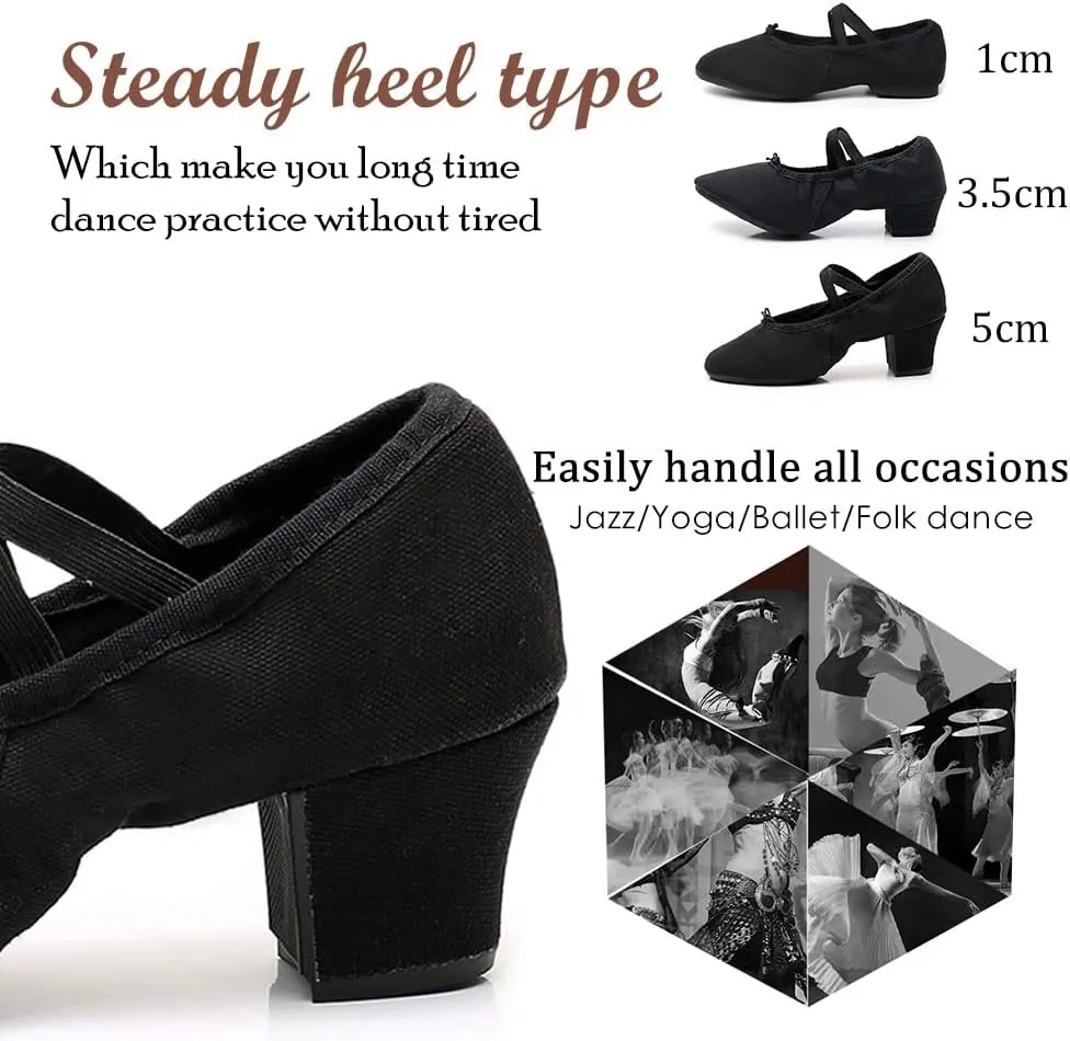 TINRYMX Womens Latin Dance Shoes Closed Toe Ballroom Salsa Tango Teaching Practice Dancing Shoes,Model-MFBJ