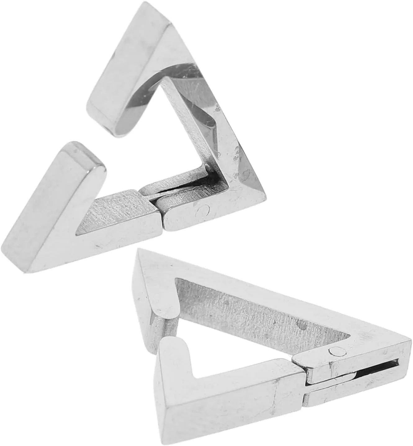 Triangle Ear Cuff Earrings for Women Unique Geometric Design Titanium Steel Lightweight and Comfortable Hoop Jewelry Accessory Outfit