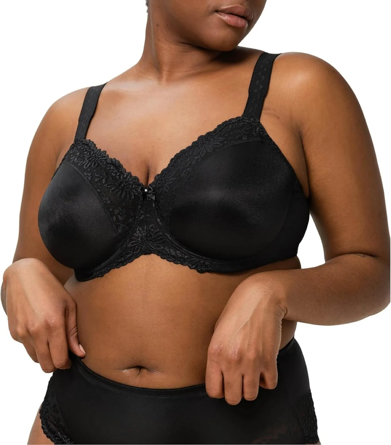 Triumph Ladyform Soft W Minimizing Bra for Women - Soft Full-Coverage Underwire Bra with All-Day Comfort - Sizes C-DDD
