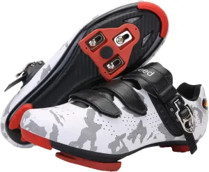 Unisex Cycling Shoes Compatible with pelaton Indoor Road Bike Riding Shoes for Men and Women Delta Cleats Clip Outdoor Pedal