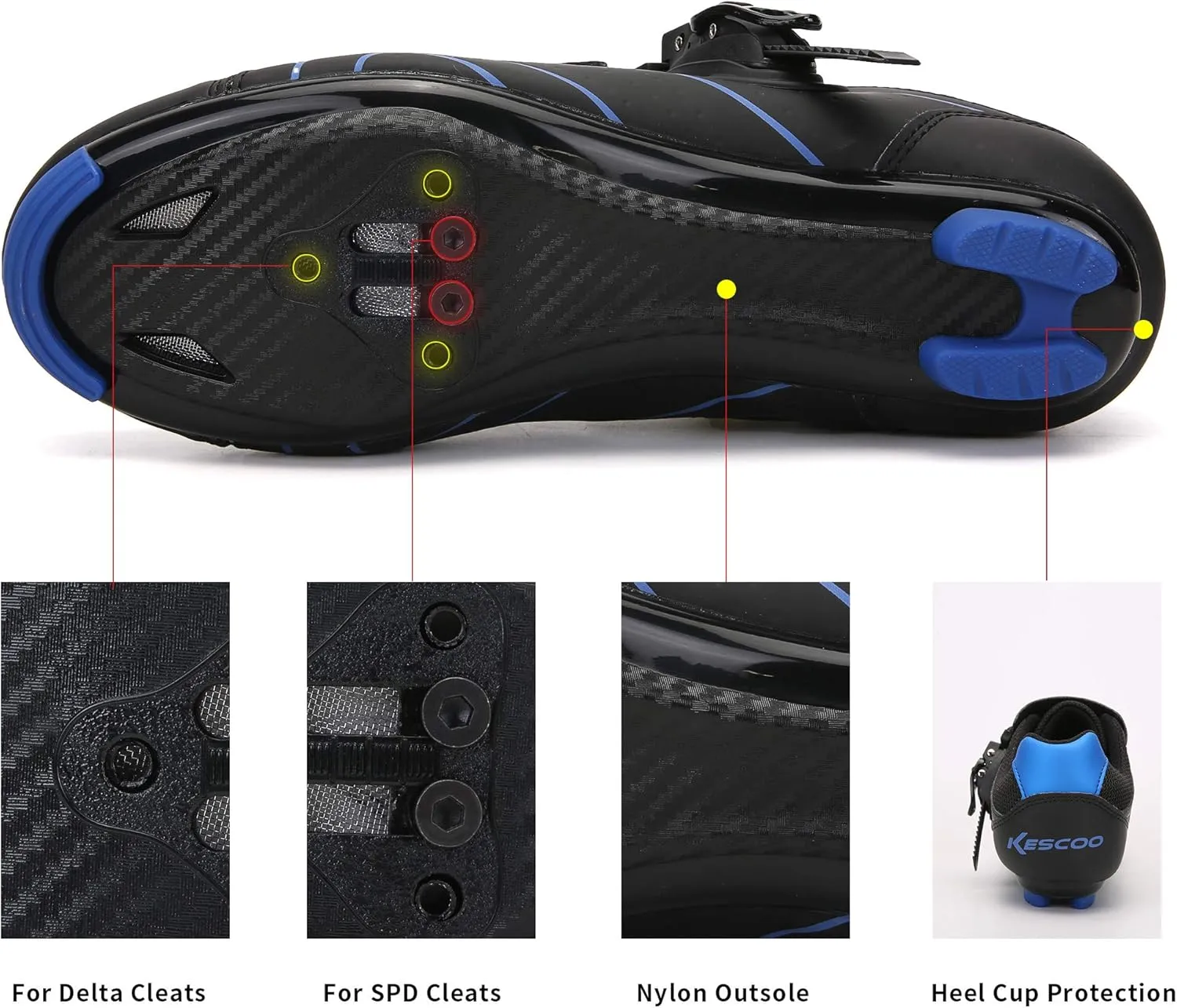 Unisex Cycling Shoes Compatible with pelaton Indoor Road Bike Riding Shoes for Men and Women Delta Cleats Clip Outdoor Pedal
