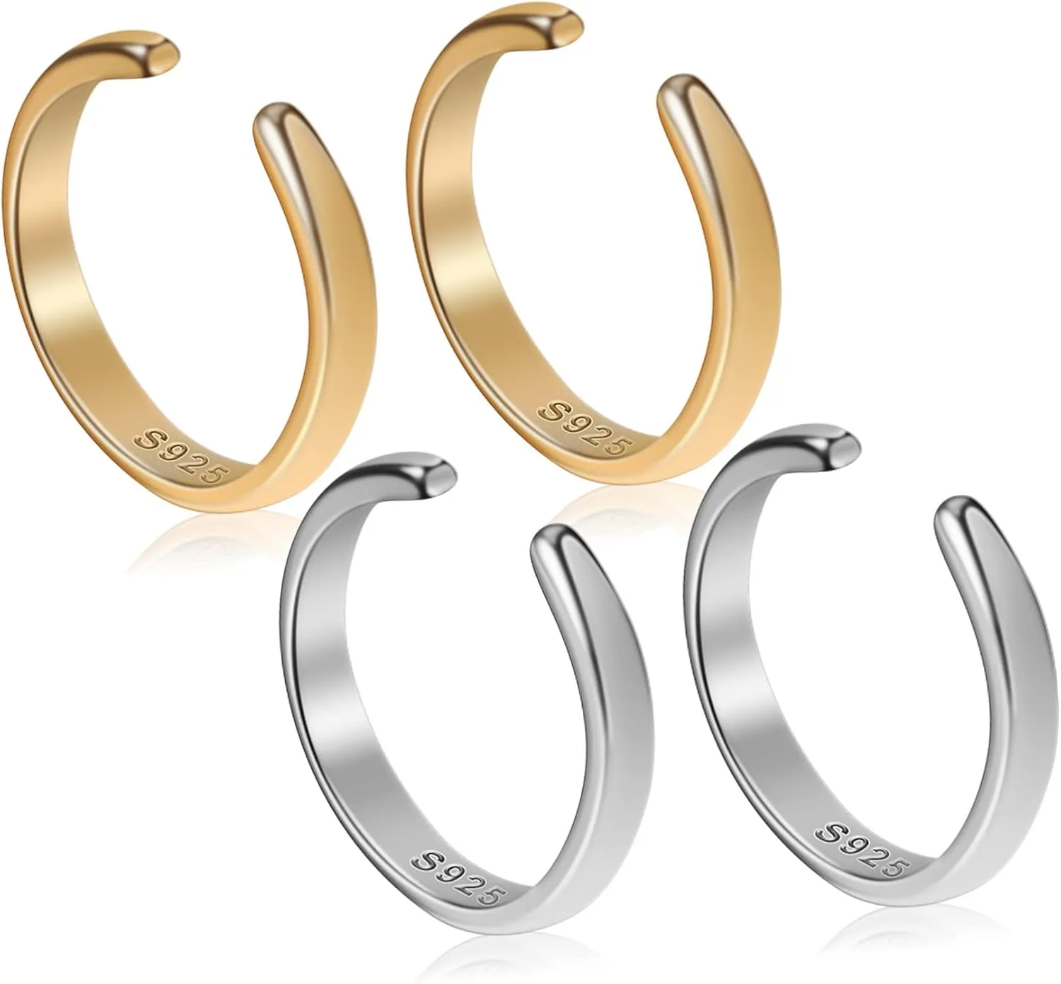 VALICLUD over The Ear Earrings Ear Cuffs for Women Non Piercing Cuff Earrings Trendy