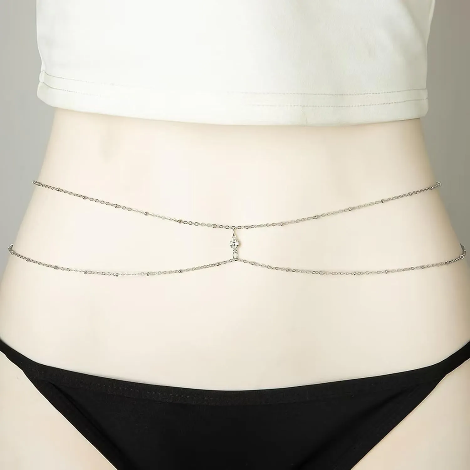 Waist Chains for Women Gold Belly Chains Layered Adjustable Bikini Body Jewelry for Women