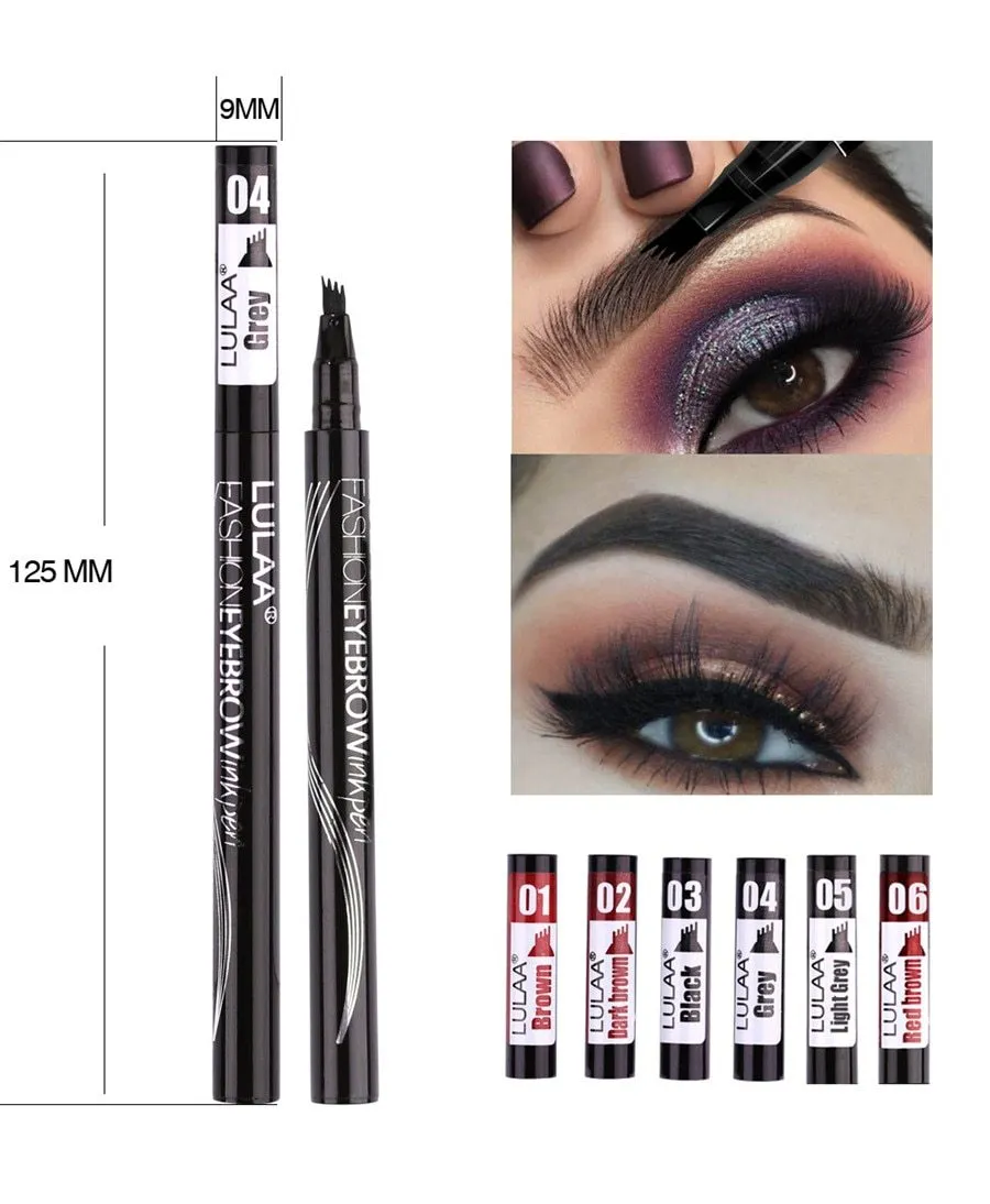 Waterproof Fork Tip Eyebrow Pen