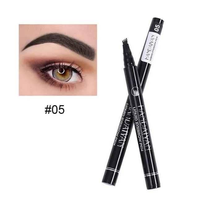 Waterproof Fork Tip Eyebrow Pen