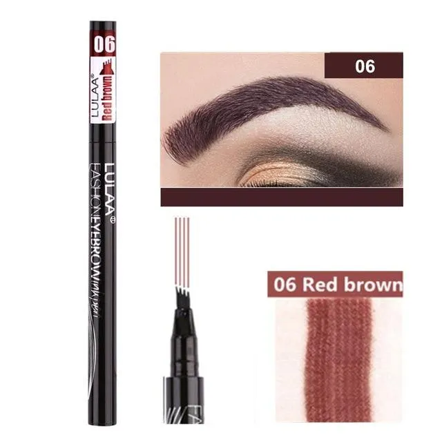 Waterproof Fork Tip Eyebrow Pen