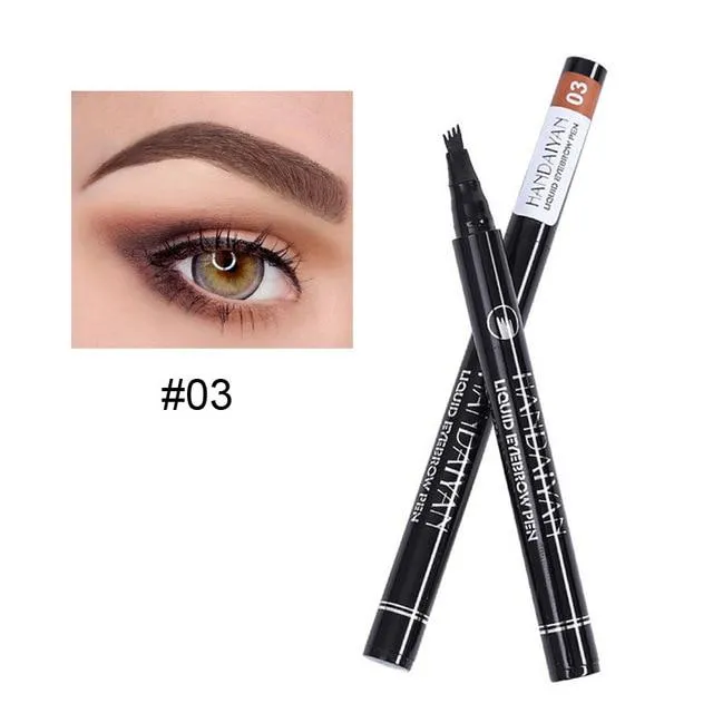 Waterproof Fork Tip Eyebrow Pen