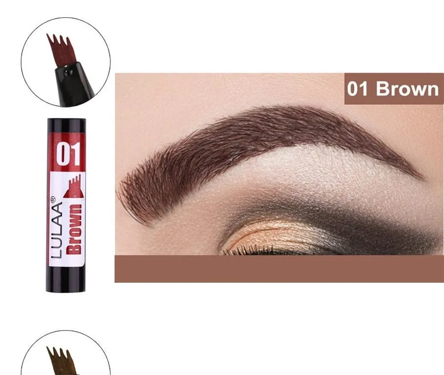 Waterproof Fork Tip Eyebrow Pen