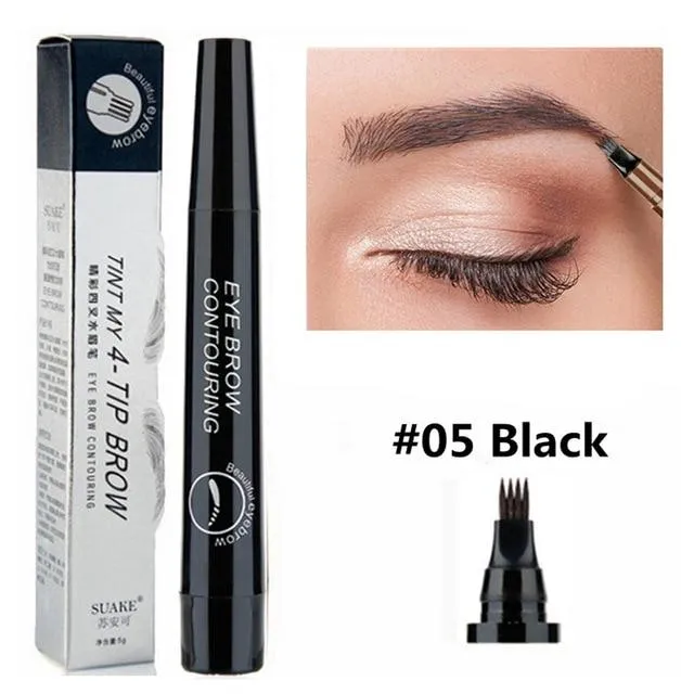 Waterproof Fork Tip Eyebrow Pen