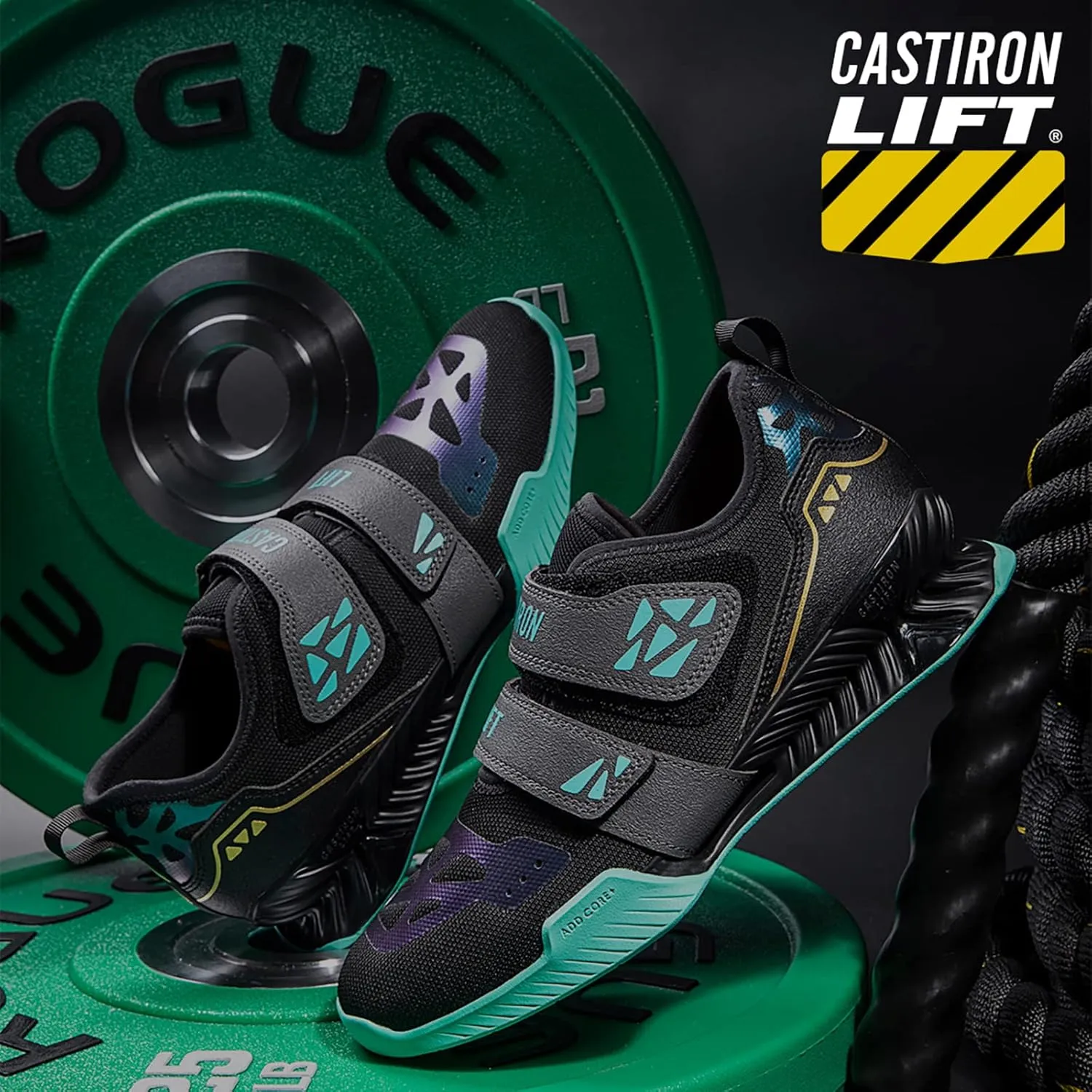 Weightlifting Shoes, Powerlifting Shoes Gym Shoes for Crossfit Lifting Footwear, Weight Lifting Shoes for Heavy Lifting Deadlifting Weight Training, Squat Shoe for Men Women