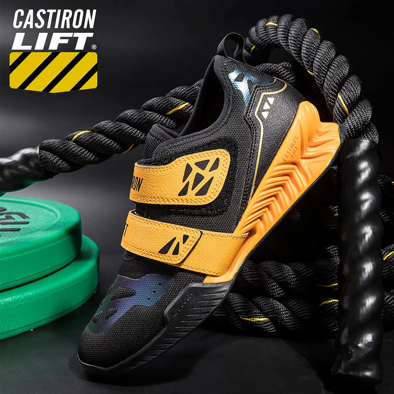 Weightlifting Shoes, Powerlifting Shoes Gym Shoes for Crossfit Lifting Footwear, Weight Lifting Shoes for Heavy Lifting Deadlifting Weight Training, Squat Shoe for Men Women