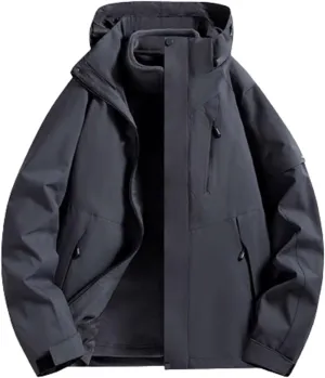 Winter Jackets for Women 2024 Fashion Solid Hiking Coats Long Sleeve Baggy Puffer Jacket with Pockets Outdoor
