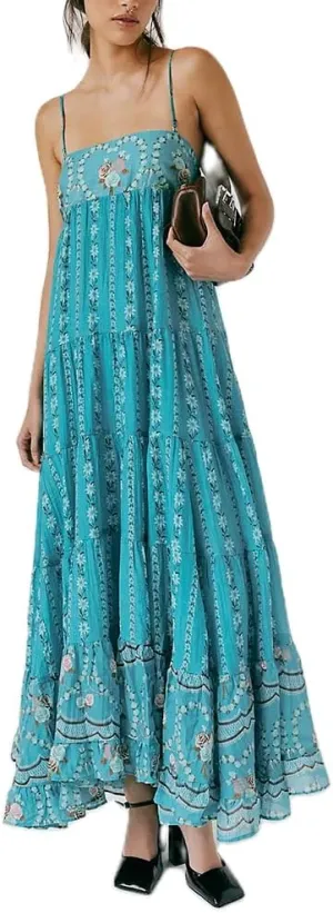 Women Boho Spaghetti Strap Maxi Dress Y2k Floral Sleeveless Long Dress 2025 Summer Beach Vacation Sundress Beachwear