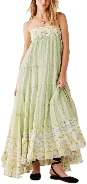 Women Boho Spaghetti Strap Maxi Dress Y2k Floral Sleeveless Long Dress 2025 Summer Beach Vacation Sundress Beachwear