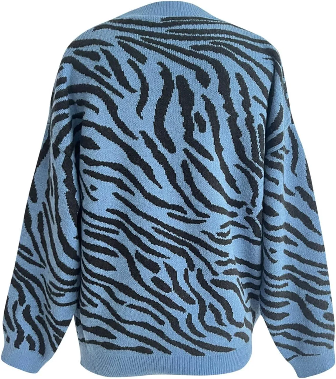 Womens 2024 Fall Winter Fashion Crewneck Long Sleeve Colorblock Chunky Knit Casual Loose Pullover Sweater Jumper Tops