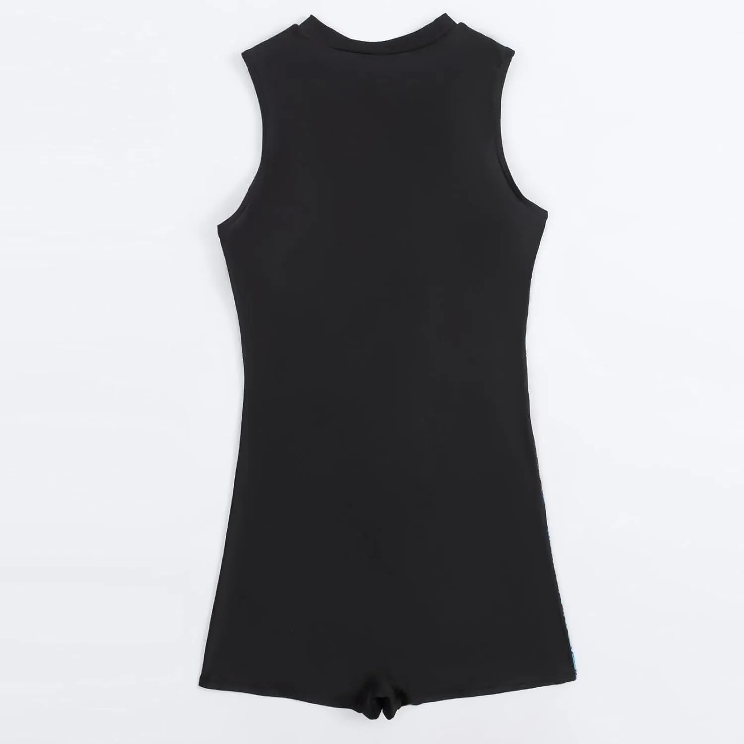 Women's Athletic Swimsuit One Piece Sleeveless Bathing Suit Fashion Colorblock Beach Board Swimwear for Surfing Swimming