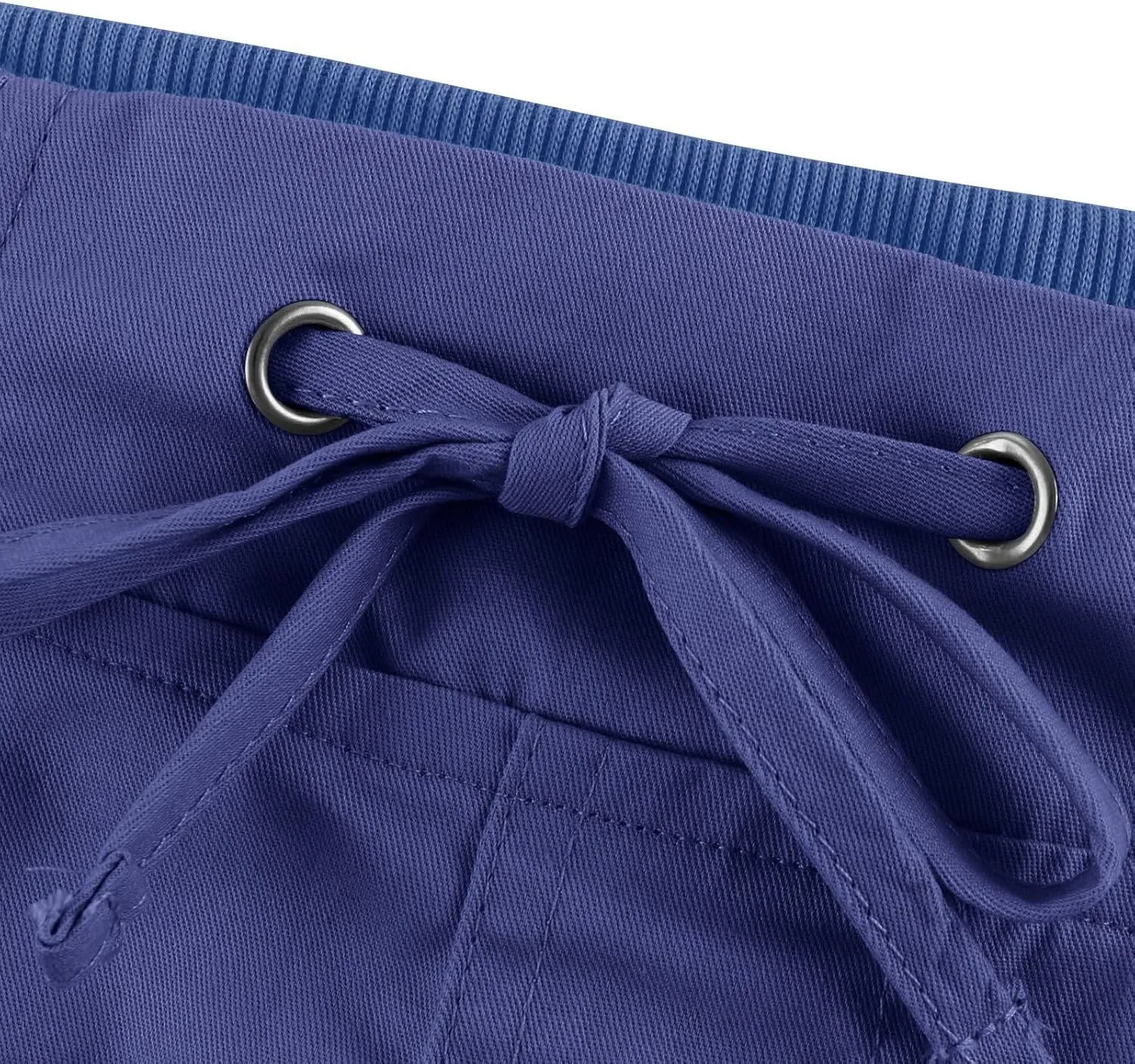 Womens Cargo Shorts 2024 Summer Casual Elastic High Waisted Drawstring Shorts Dressy Cotton Short Pants with Pocket
