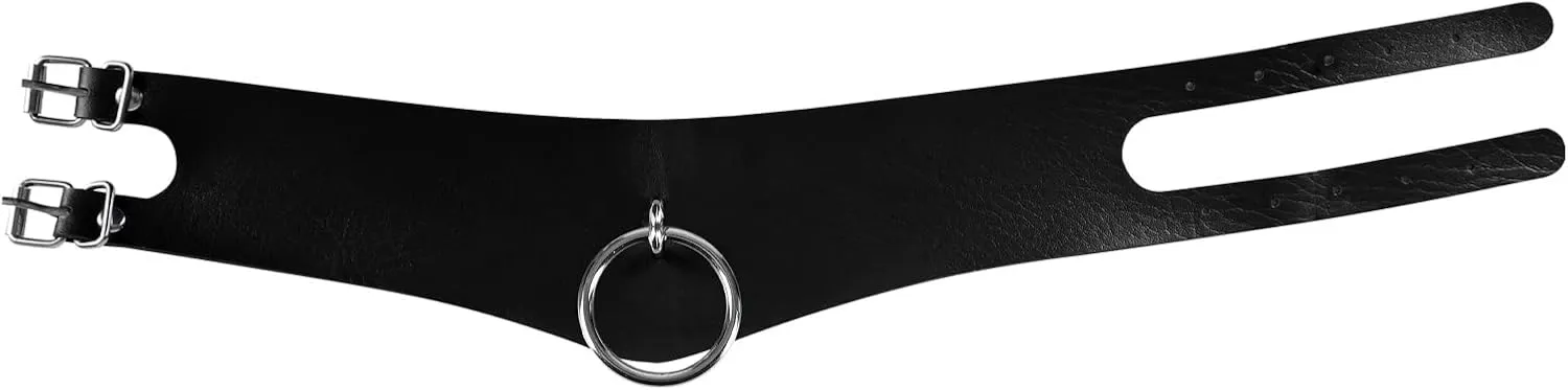Women's Harness Leather Collar Necklace Punk Necklaces Fashion Necklaces Collars Gothic Carnival Dance Costume Accessories