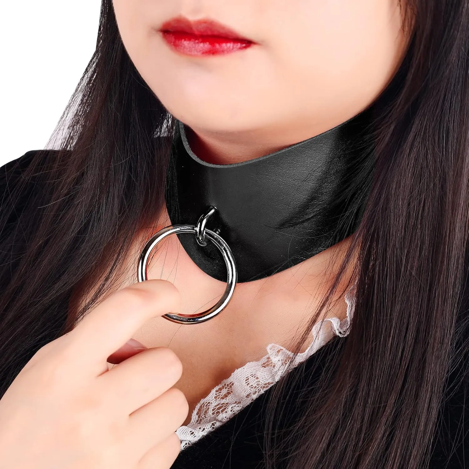 Women's Harness Leather Collar Necklace Punk Necklaces Fashion Necklaces Collars Gothic Carnival Dance Costume Accessories