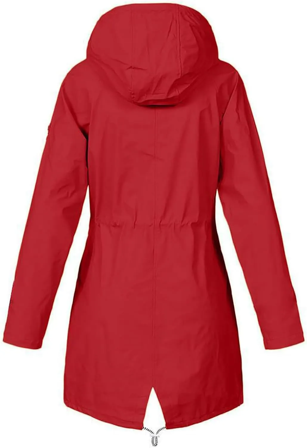 Women's Hiking Jackets with Hood Outdoor Waterproof Windbreaker Pus Size Full Zip Raincoats Lightweight Trench Coats