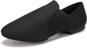 Women's Jazz Shoes Slip-on Dance Practice Shoes Ballroom Dance Flat Shoes
