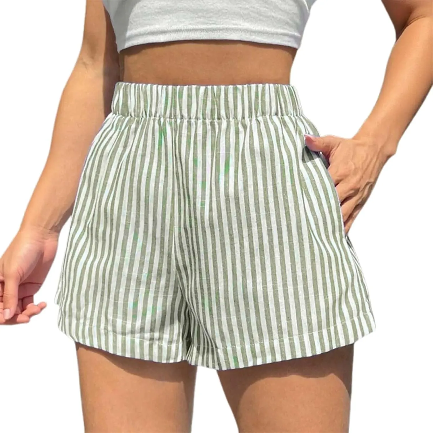 Women's Y2k Lounge Shorts Elastic Waist Comfy Cute Plaid Gingham Pajama Bottoms Checkered Sleep Boxer Pj Lounge Short