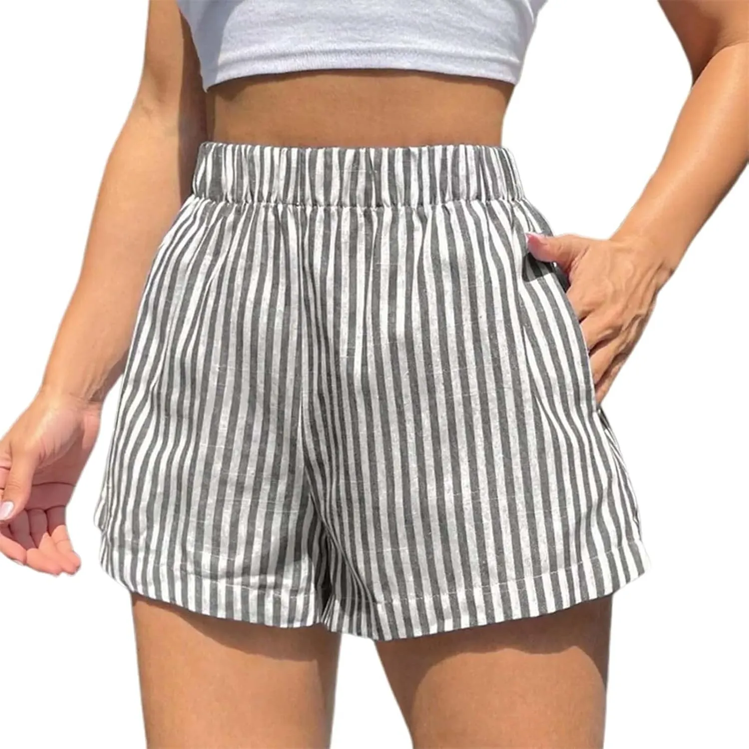 Women's Y2k Lounge Shorts Elastic Waist Comfy Cute Plaid Gingham Pajama Bottoms Checkered Sleep Boxer Pj Lounge Short